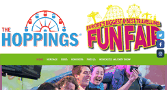 Desktop Screenshot of hoppingsfunfairs.com